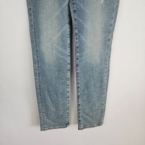 Rock & Republic Jeans Size 6 Blue Denim RX Fever Pull Up Light Wash Straight Leg - Picture 7 of 11